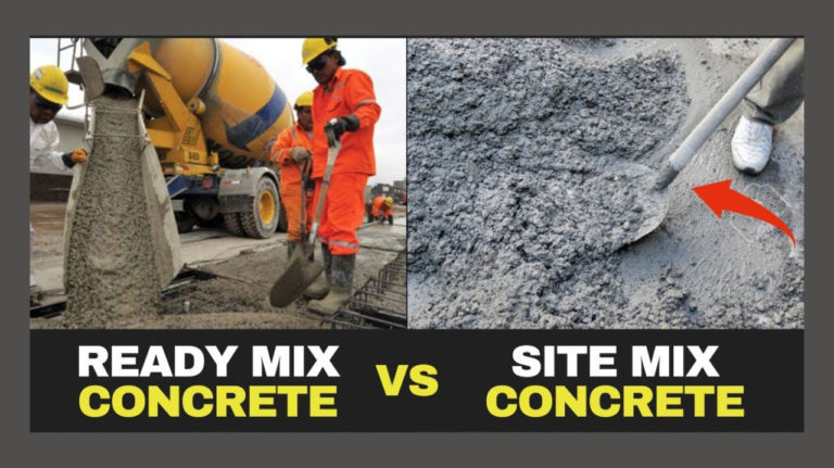 Comparison Ready Mix Concrete Vs Site Mix Concrete